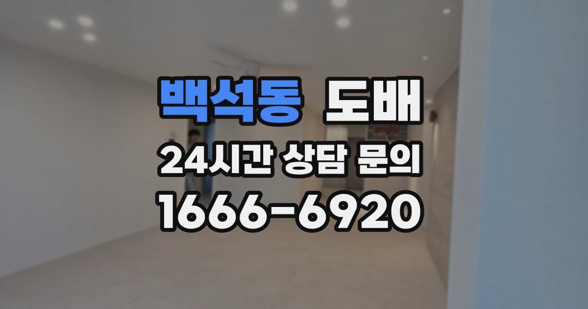 백석동 도배