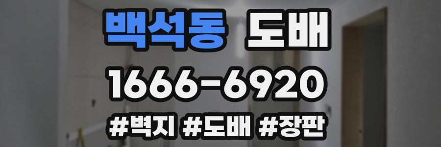백석동 도배