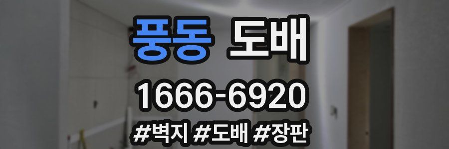 풍동 도배