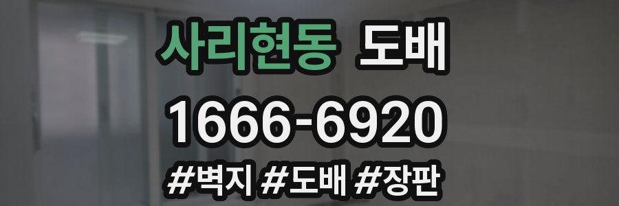 사리현동 도배