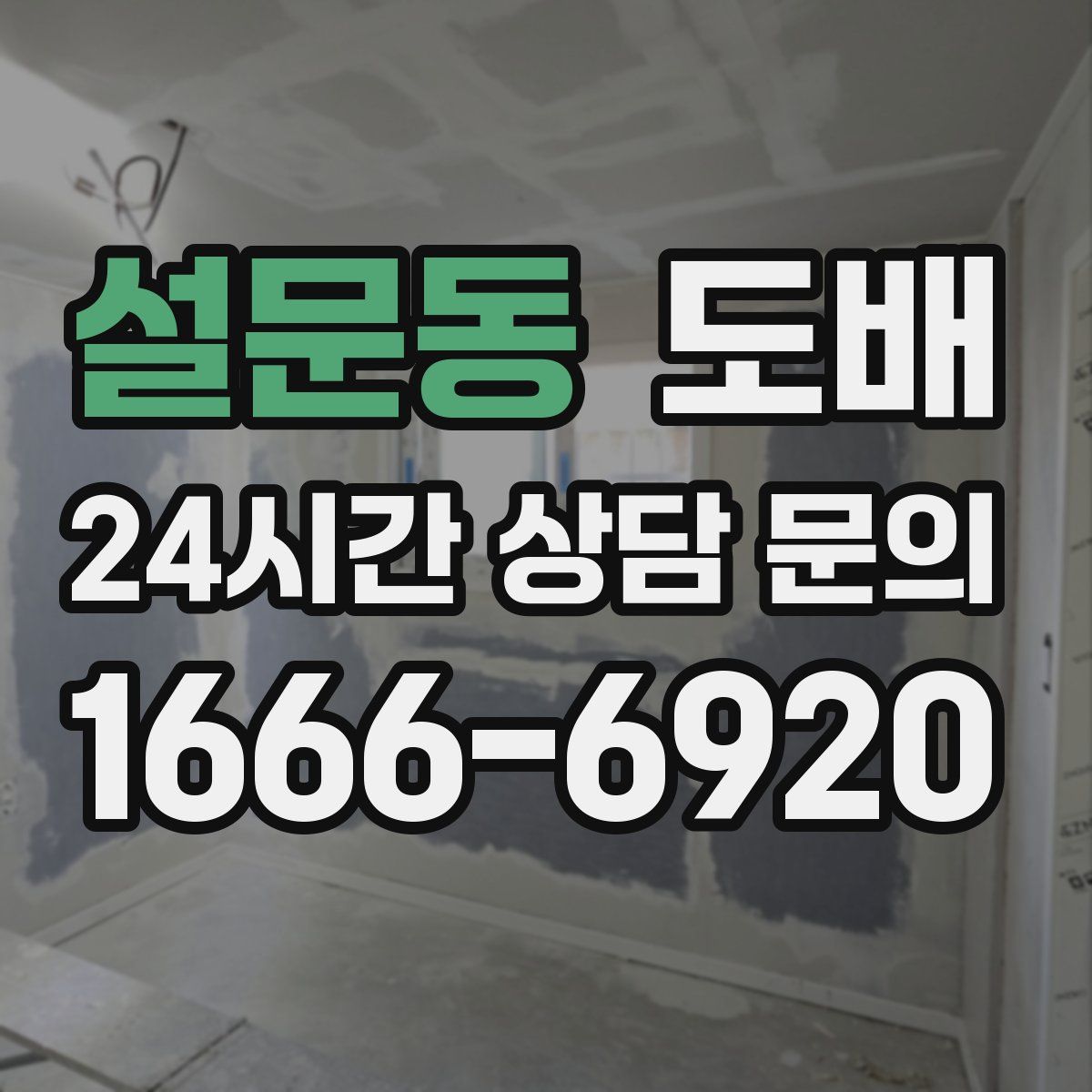 설문동 도배
