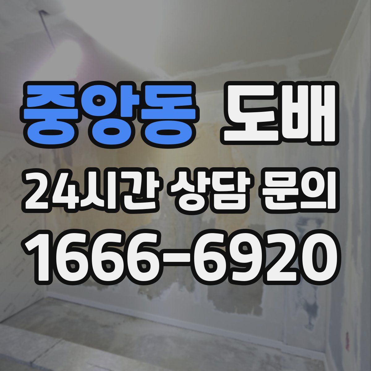 중앙동 도배