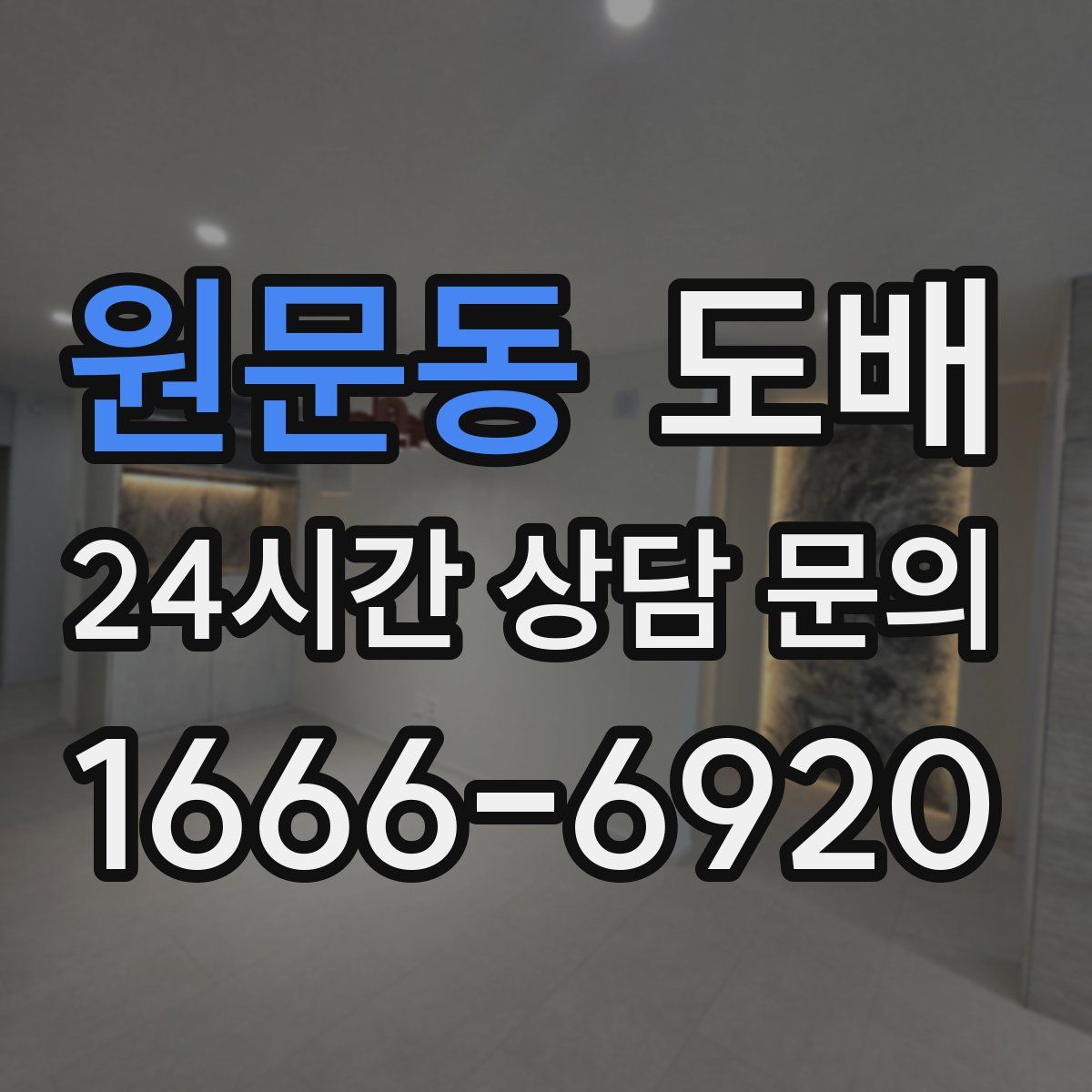 원문동 도배