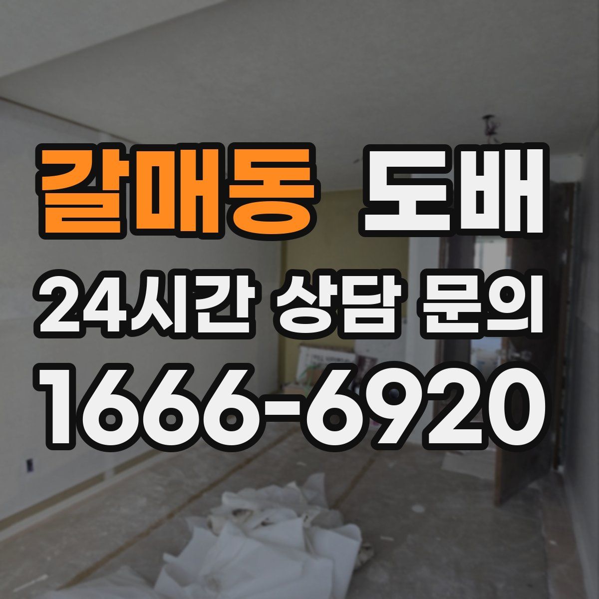 갈매동 도배