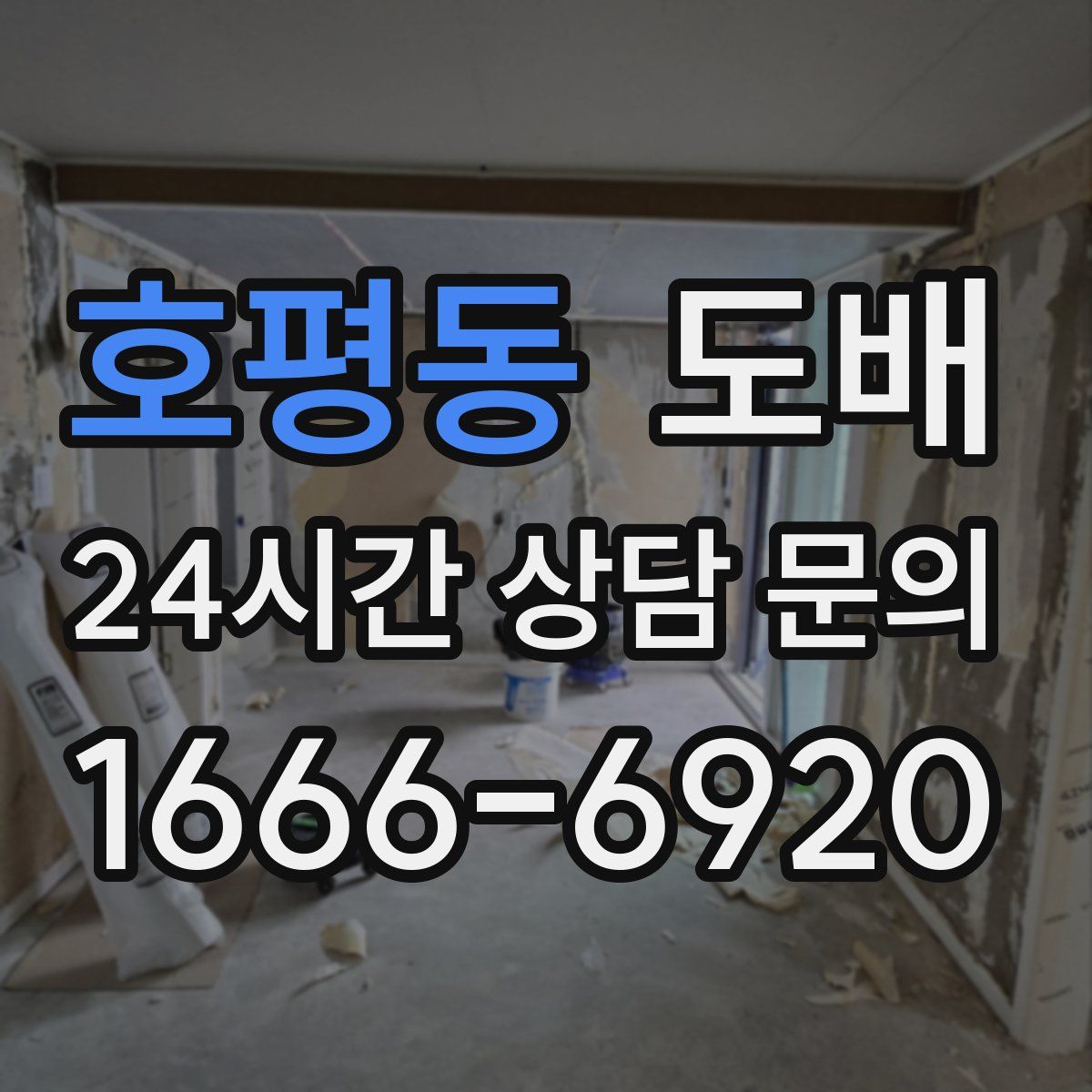 호평동 도배