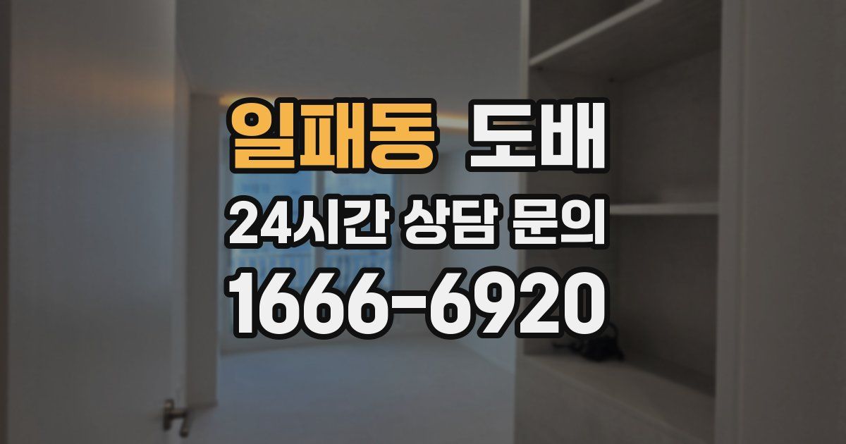 일패동 도배
