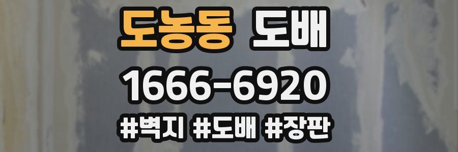 도농동 도배