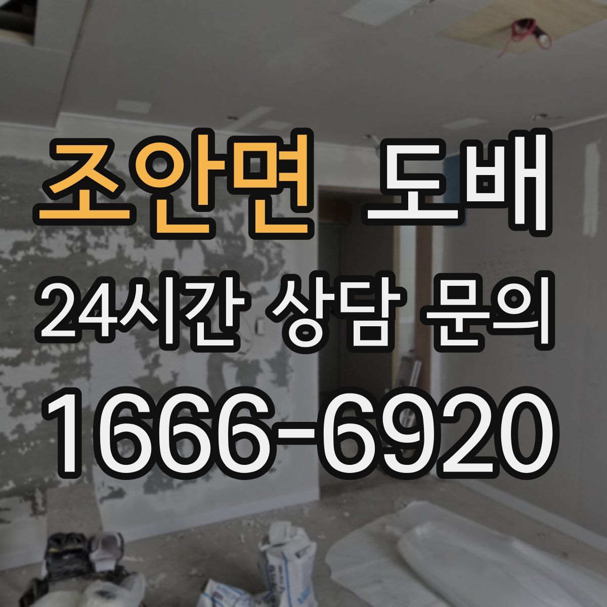 조안면 도배