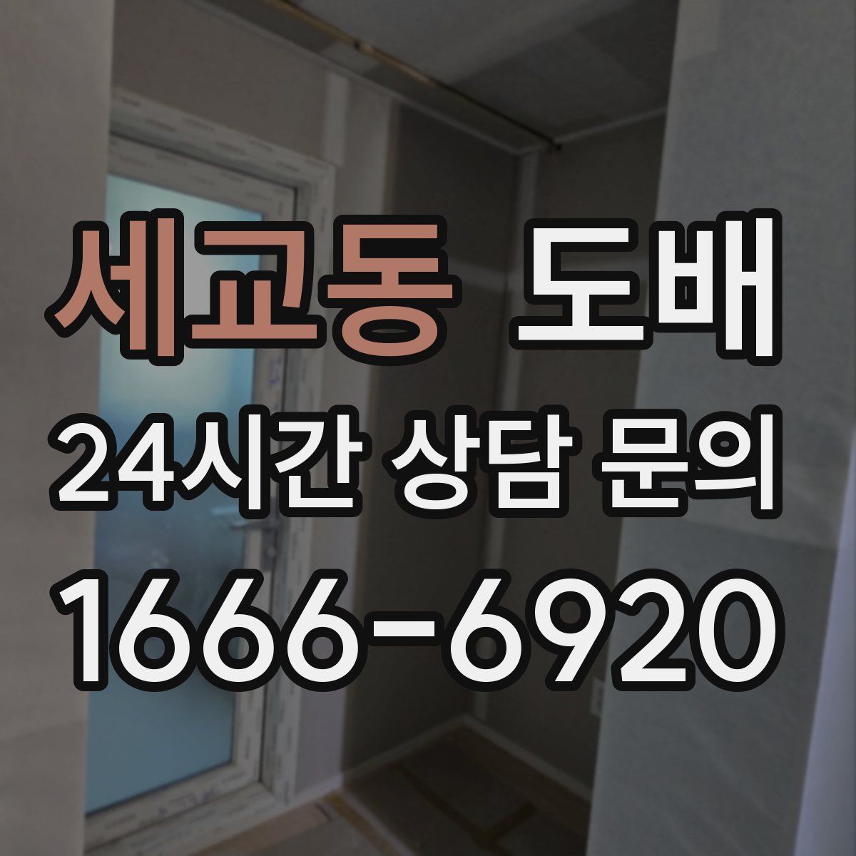 세교동 도배