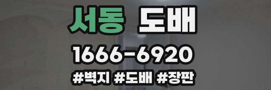 서동 도배