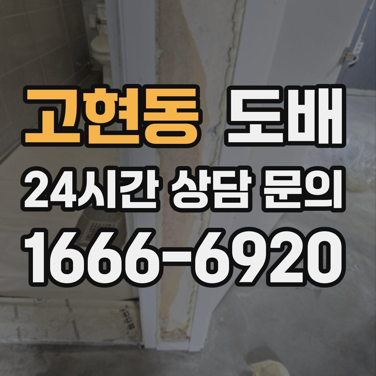 고현동 도배