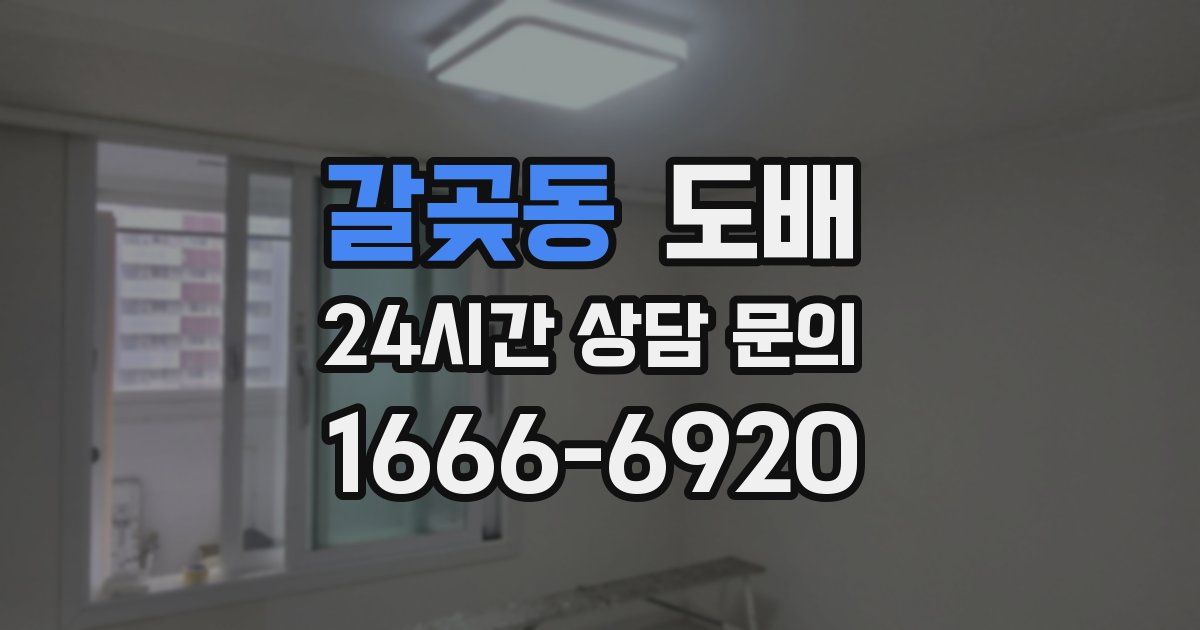 갈곶동 도배