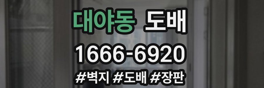 대야동 도배