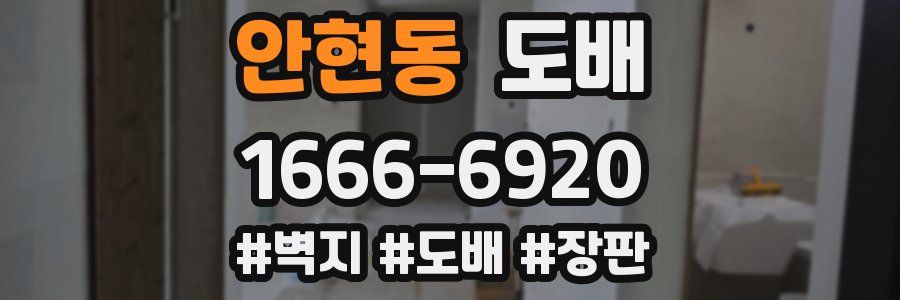 안현동 도배