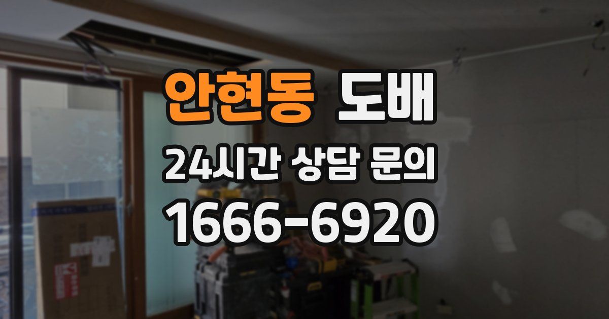 안현동 도배