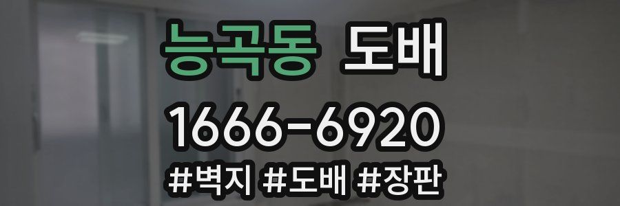 능곡동 도배
