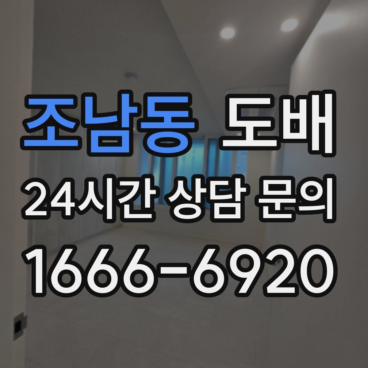 조남동 도배