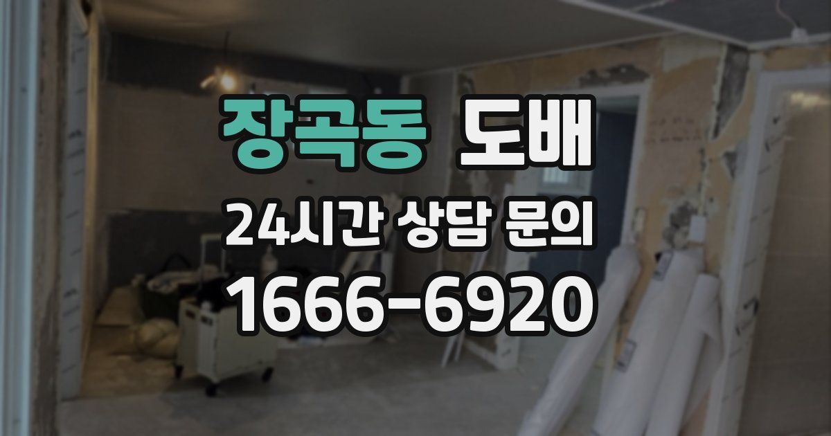 장곡동 도배