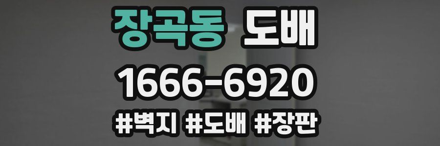 장곡동 도배