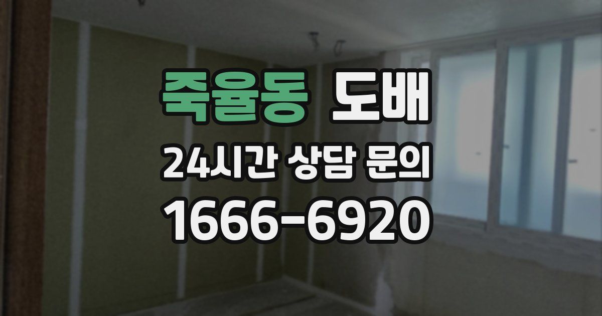 죽율동 도배