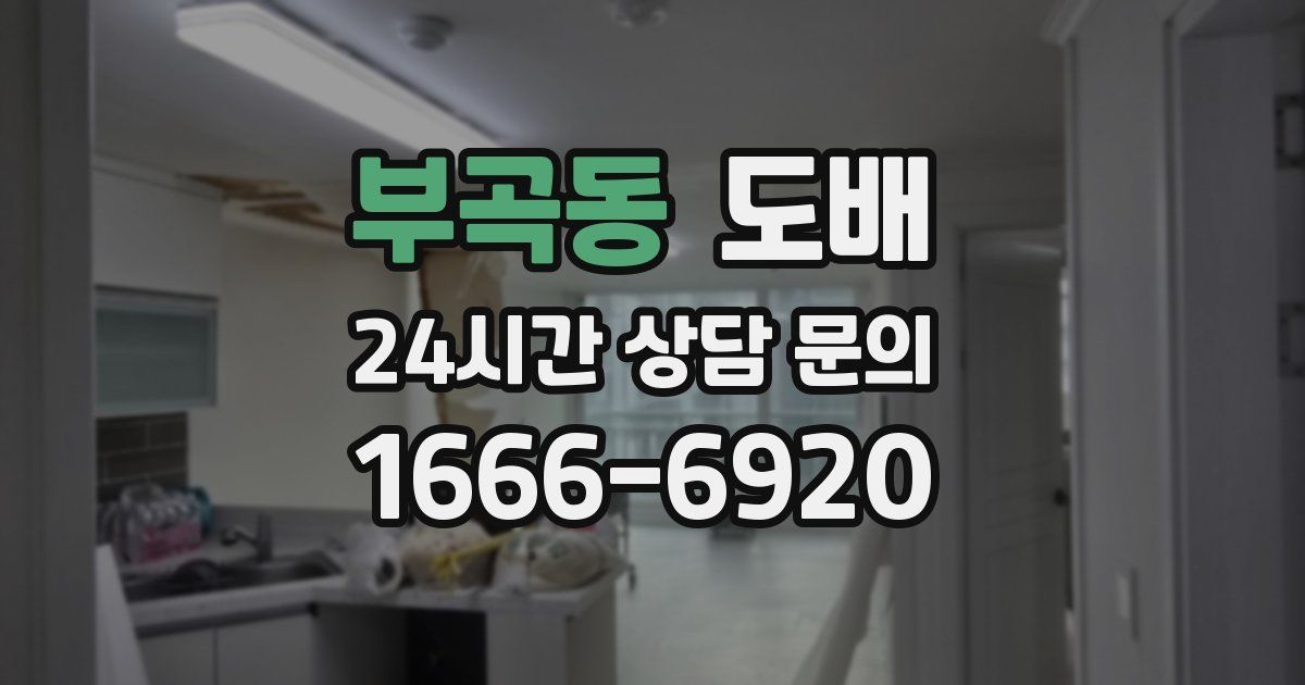 부곡동 도배