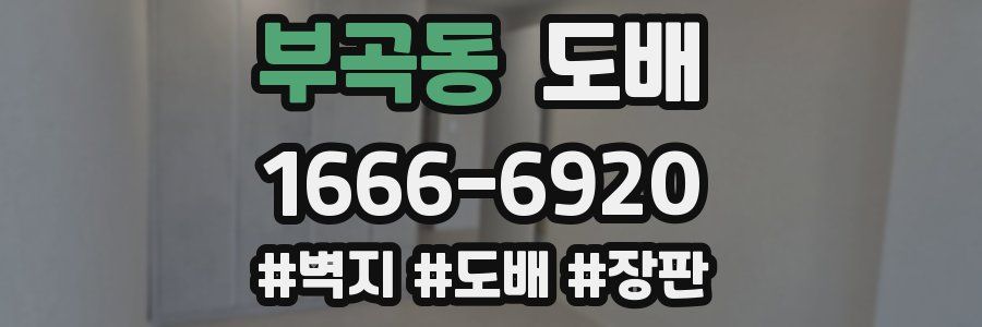 부곡동 도배