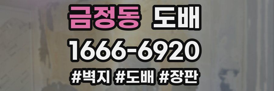 금정동 도배