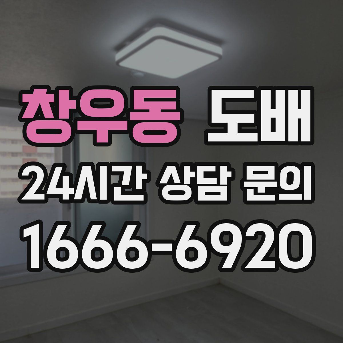 창우동 도배