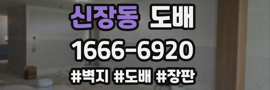 신장동 도배