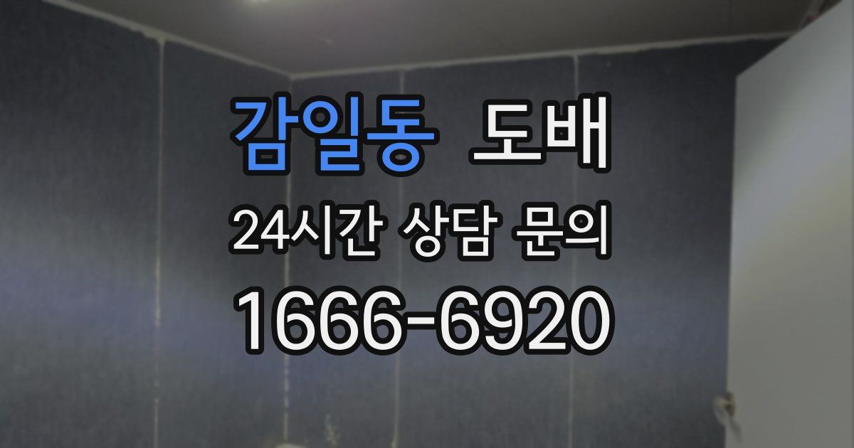 감일동 도배