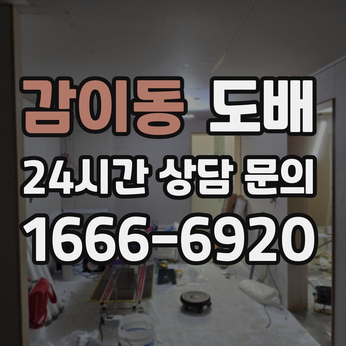 감이동 도배