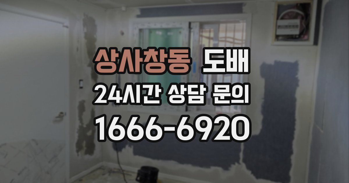상사창동 도배