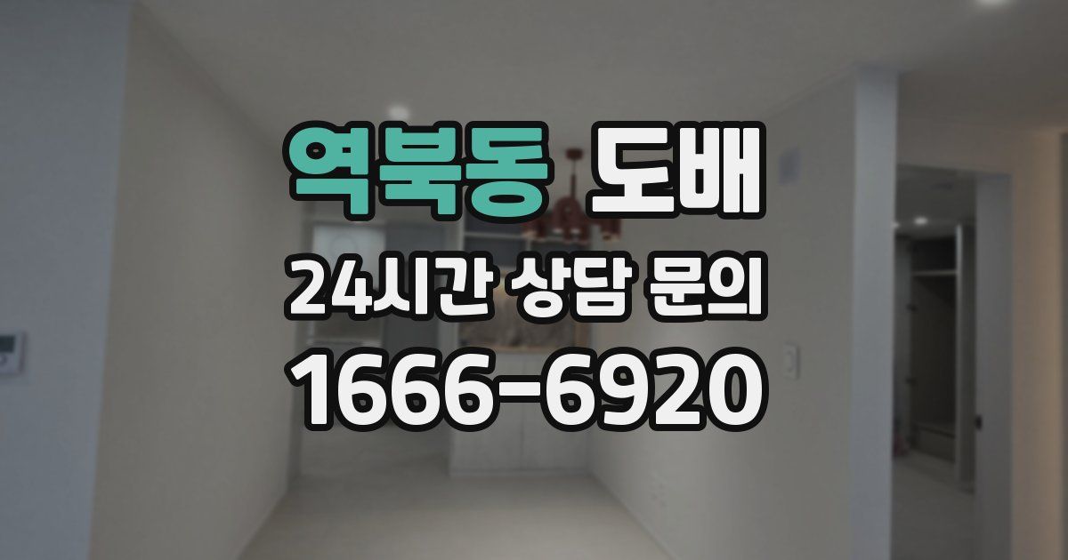 역북동 도배