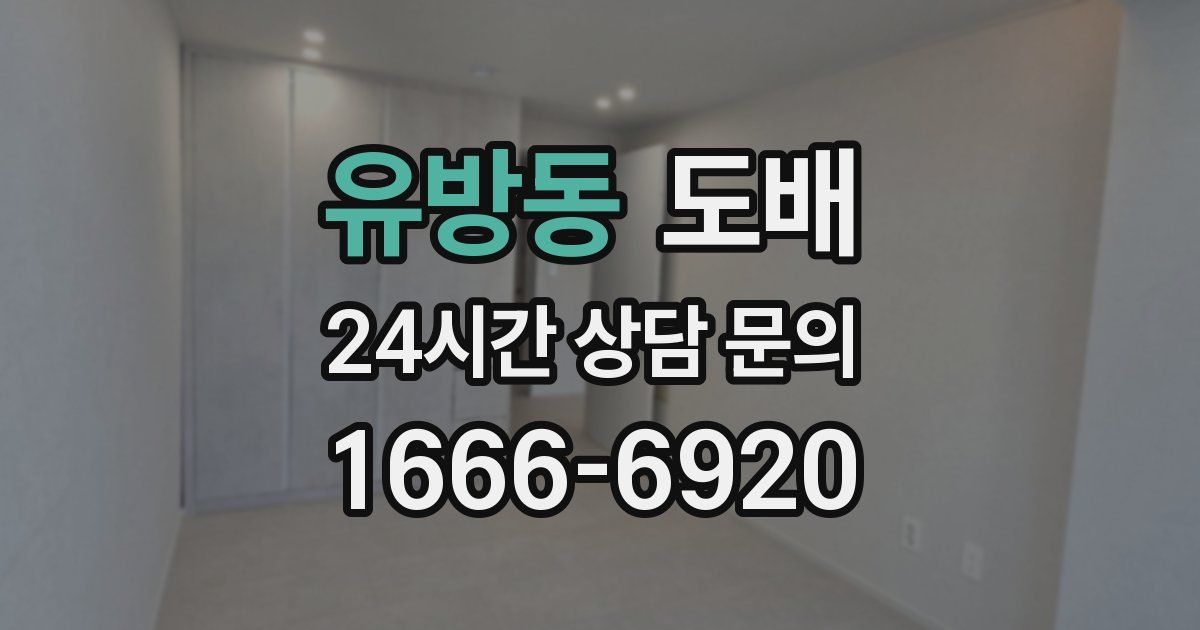 유방동 도배