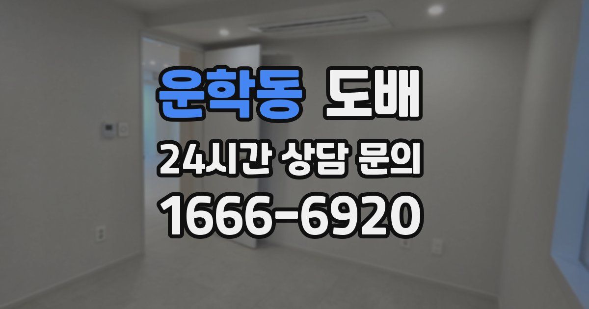 운학동 도배