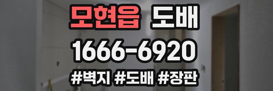모현읍 도배