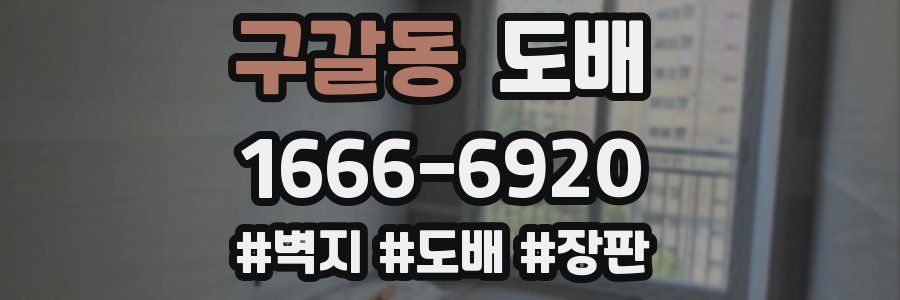 구갈동 도배