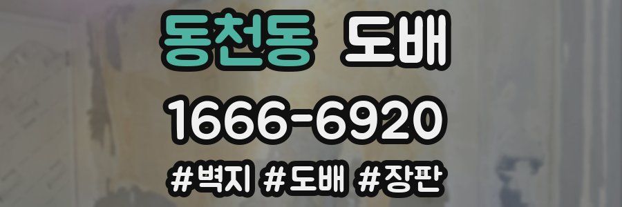동천동 도배