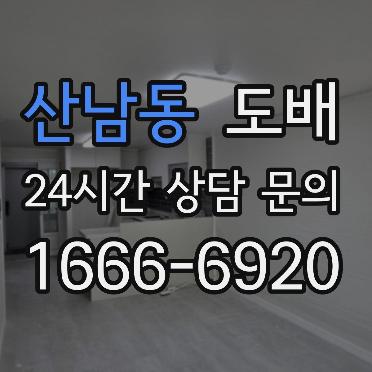 산남동 도배