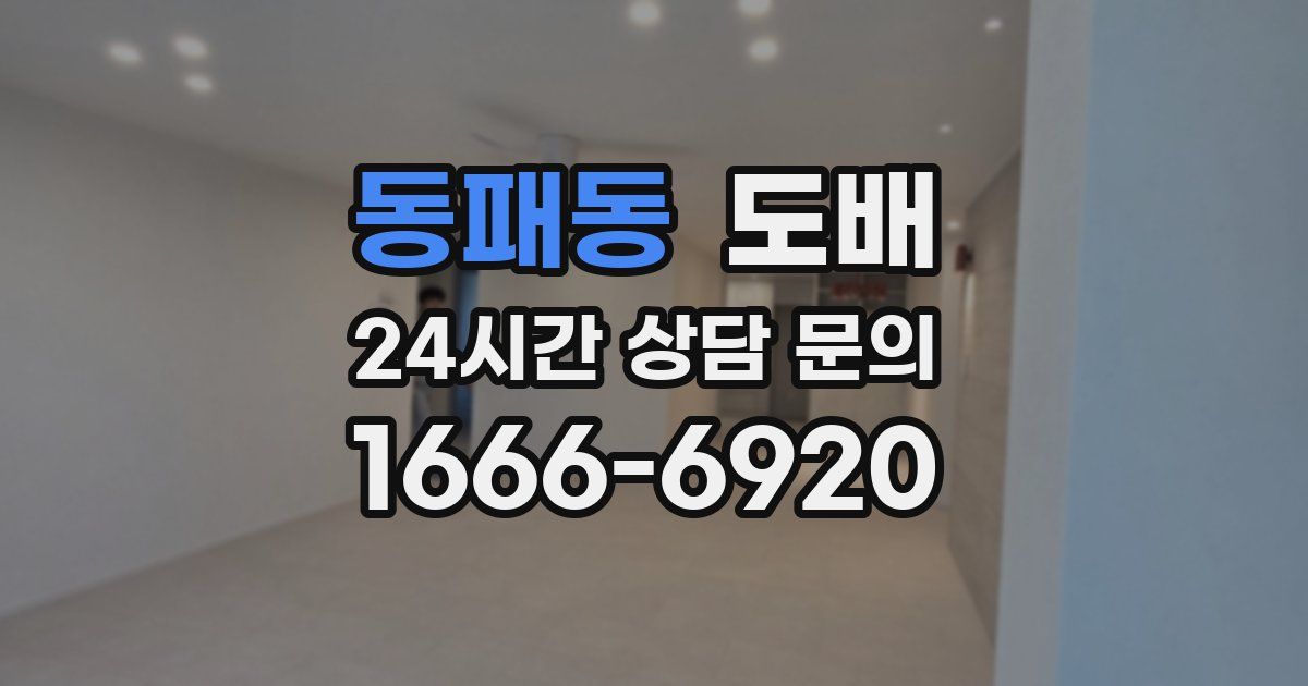 동패동 도배