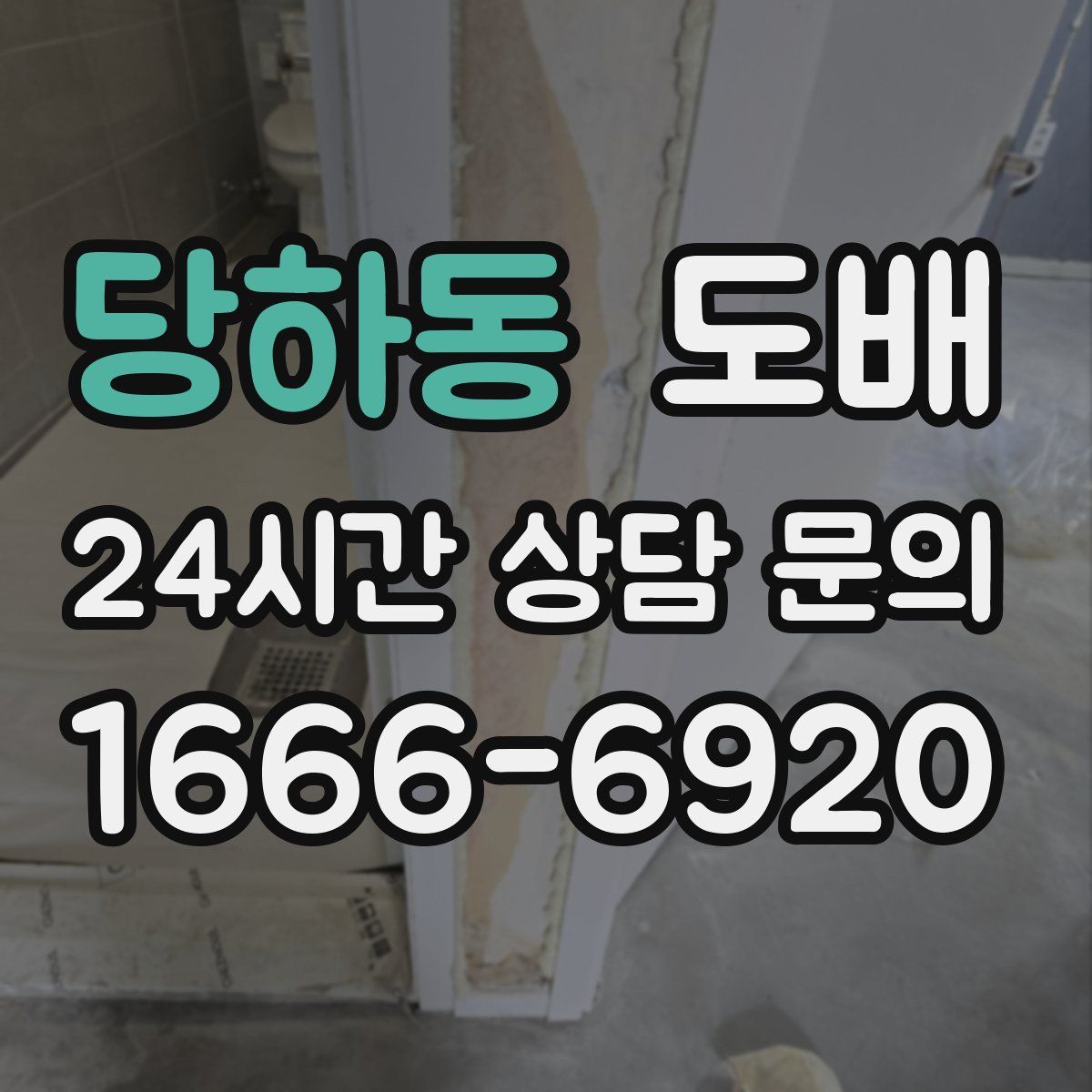 당하동 도배