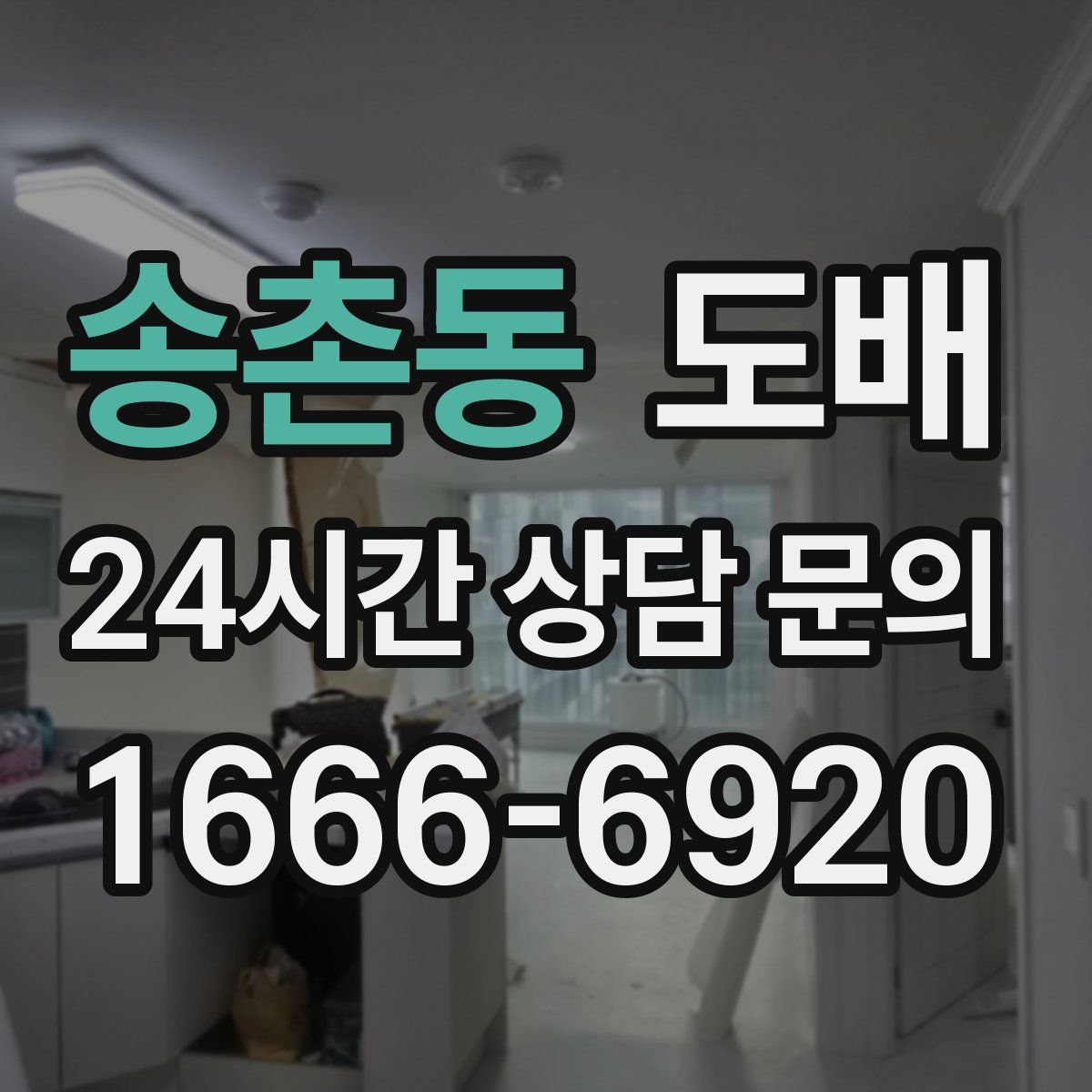 송촌동 도배