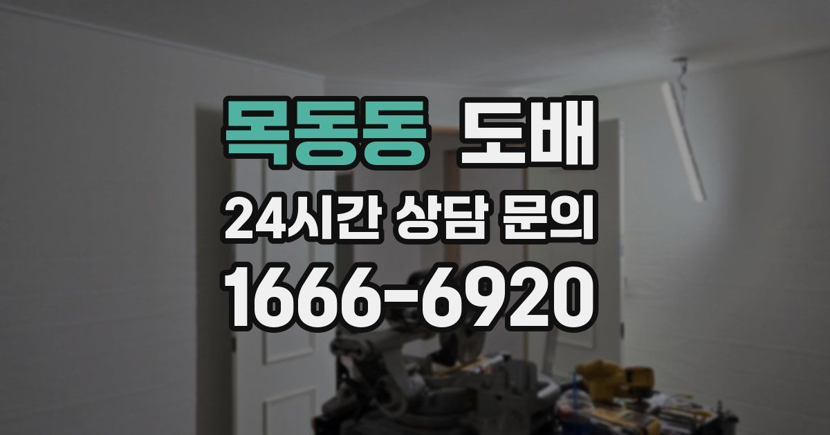 목동동 도배