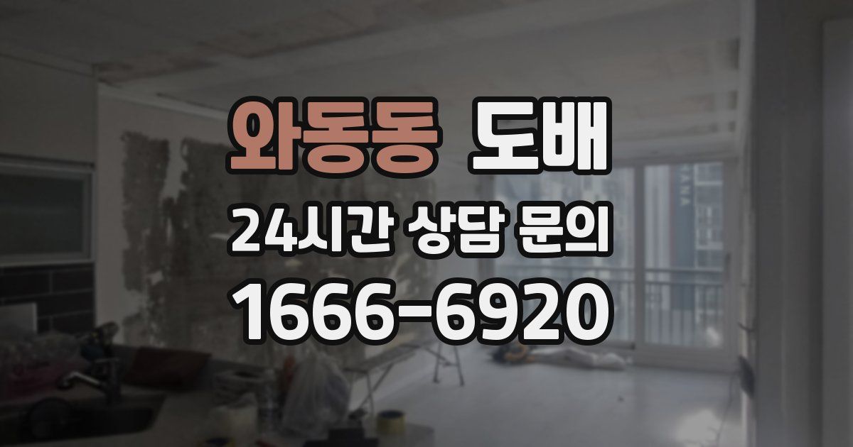 와동동 도배