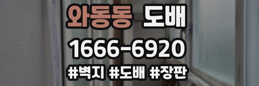와동동 도배