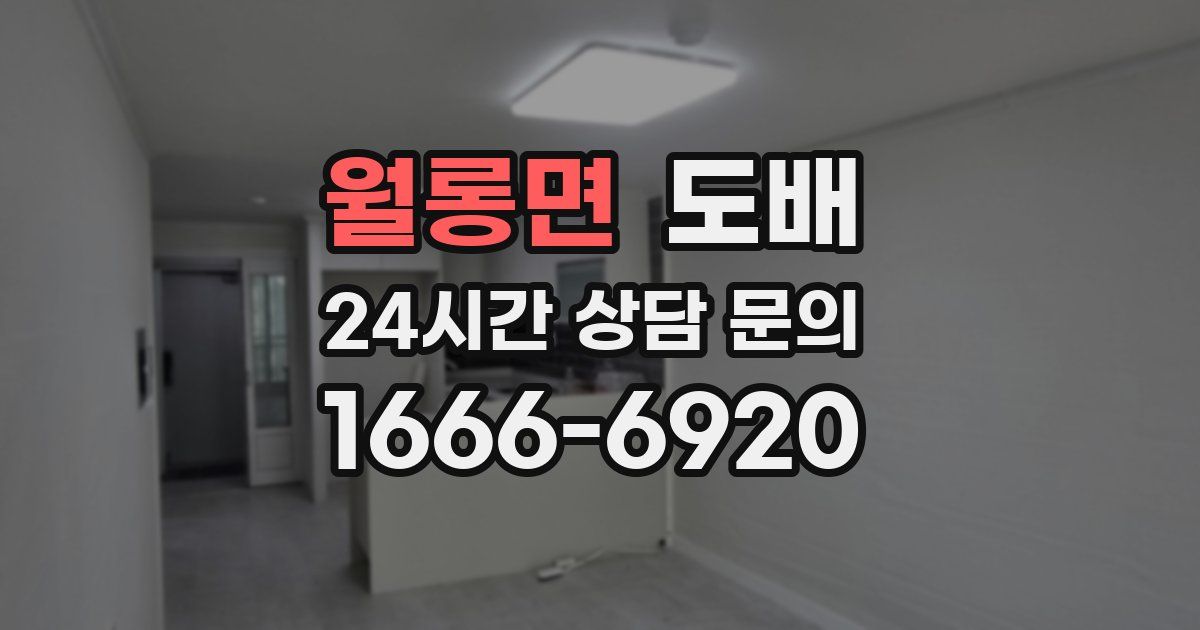 월롱면 도배