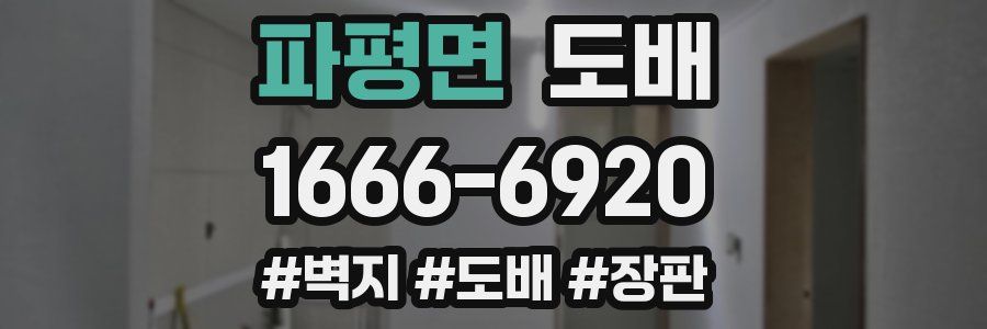파평면 도배