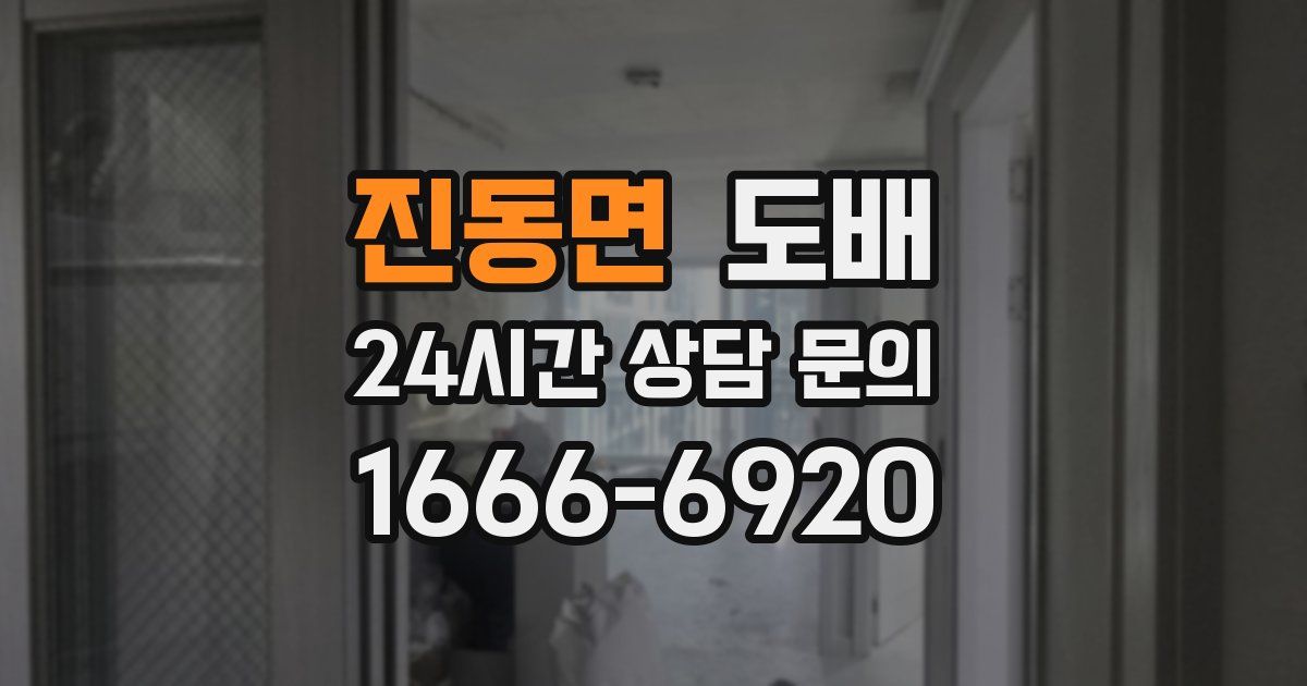 진동면 도배