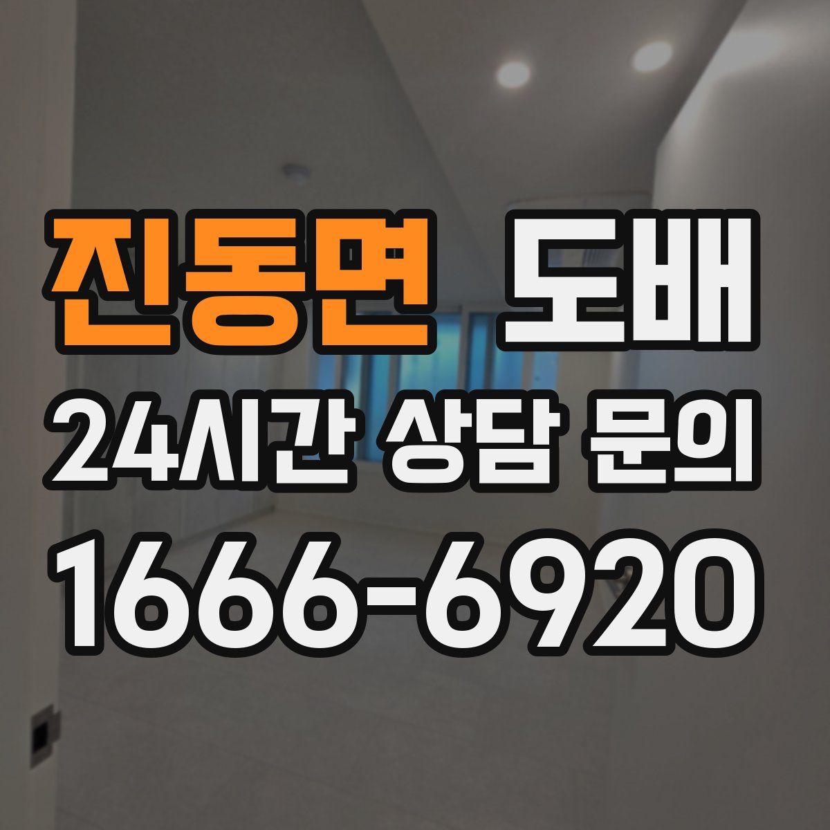 진동면 도배