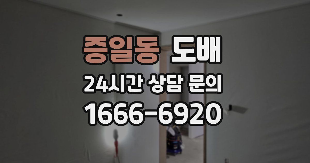 증일동 도배